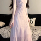 Design pure desire pink vest dress 2025 new seaside vacation gentle temperament slim long skirt R0476