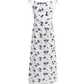 Holiday style long white 2025 new temperament dress R2659