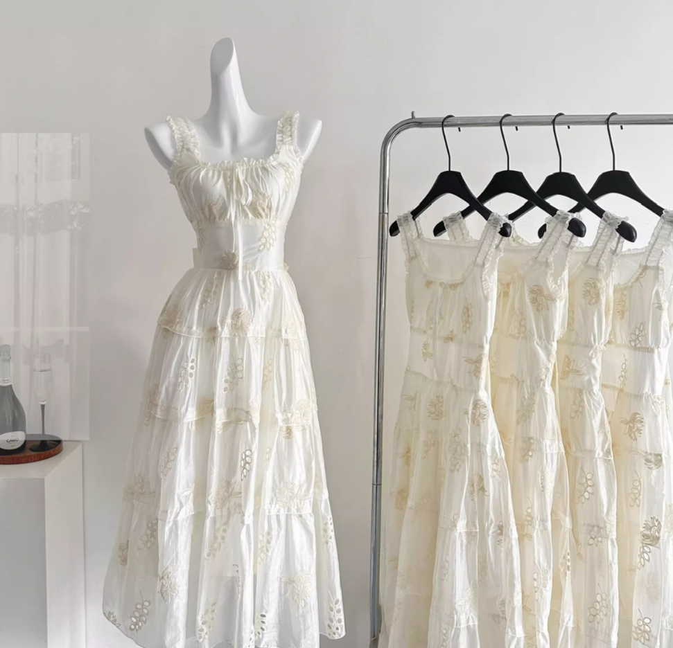 Dusk Eden suspender dress fairy dress waist long dress R2009