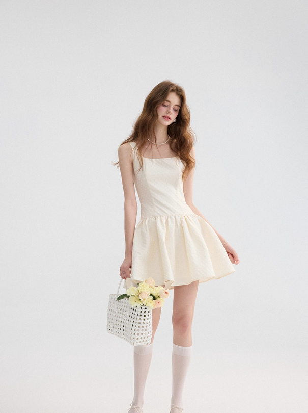 French suspender skirt petite dress short skirt sweet style short skirt high-end female summer R3521