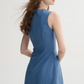 French style waist dress short skirt sleeveless suspender skirt petite vest short skirt R3556
