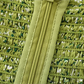 French holiday style green 2025 new dress high-end waist slimming R2599