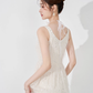 French romantic suspender dress suspender dress new mid-length niche temperament skirt R4379