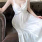 white holiday beach backless dress party dress    S6059