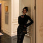 Velvet embroidered cheongsam dress for women new style national style party dress     S5694