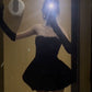 Birthday dress party dress luxury puffy velvet dress      S5815
