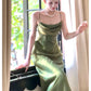 Green suspender dress luxury birthday dress       S6142
