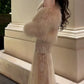 elegant rose lace mermaid party dress      S6145