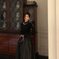 French pearl tassel dress new princess style ballet long dress     S5684