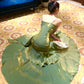 Mermaid Princess Dress Luxury green birthday party dress    S5934