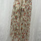 New arrival elegant ruffled halter neck floral slit backless midi dress holiday dress    S5769