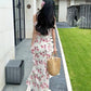 Floral suspender mermaid new dress party dress      S6147
