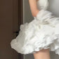 Birthday party dress luxury princess strapless dress      S5821