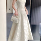 Embroidered prom dress retro birthday dress    S5939