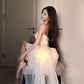 Birthday party dress princess strapless dress       S5836