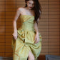 Engagement dress luxury dress bride strapless dress     S5831