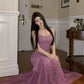 Purple sexy dress for women long mermaid party dress      S5873