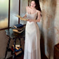 sleeveless women's long party dress evening gown      S6000