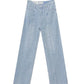 SEAM DETAIL WASHED BOYFRIEND JEANS      S2823