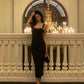 Black suspender dress new style fashionable party dress      S5547