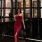Red halter neck suspender dress mermaid dress      S5551