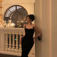Black suspender dress fashionable party dress      S5548