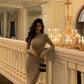 Gentle style long-sleeved dress for women new retro party dress      S5572