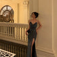 Sexy V-neck suspender dress for women, party dress    S5519