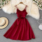 Cute v neck short dress A line fashion dress    S480