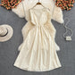 Simple v neck short dress fashion dress   S464