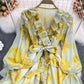 Cute v neck short dress A line fashion dress      S215