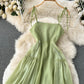 Cute tulle lace short dress fashion dress   S328