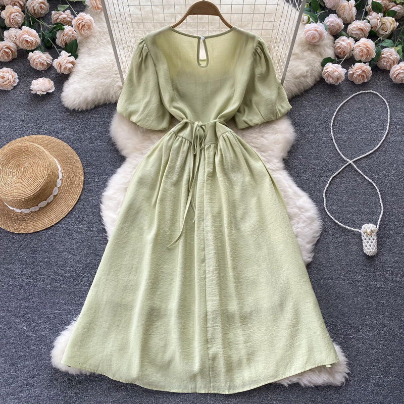 Cute A line short dress fashion girl dress    S356