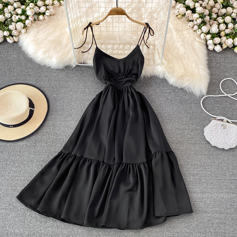 Cute v neck short dress fashion dress     S466