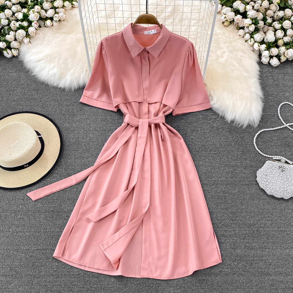 Cute chiffon short dress A line fashion dress      S216