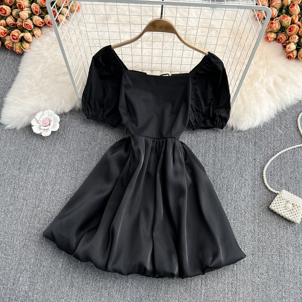 Cute A line short dress fashion girl dress    S513