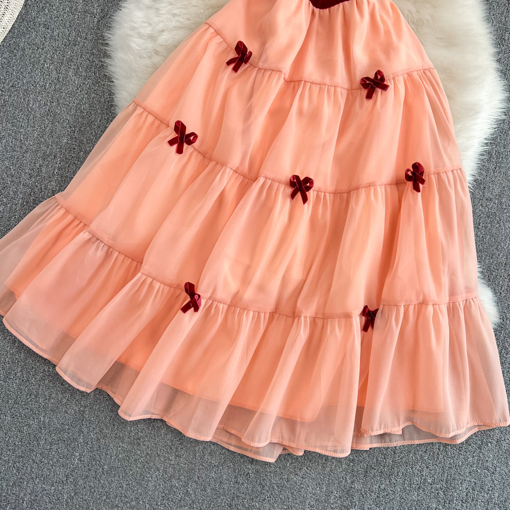 Cute A line short dress fashion dress      S450