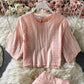 Cute A line two pieces dress fashion dress    S08