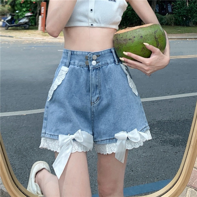 Sweet denim shorts     S352