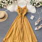 Stylish v neck lace up dress A line party dress     S99