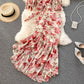 Cute floral chiffon two pieces dress fashion dress    S332