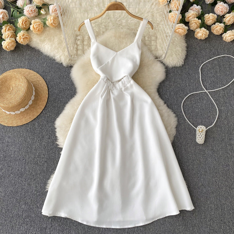 Cute A line short dress fashion dress     S358