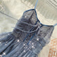 A line tulle sequins dress summer dress    S97