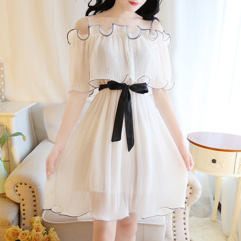 Cute A line short dress fashion girl dress     S175