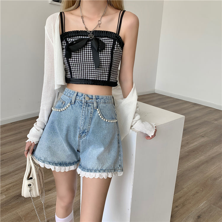 Sweet denim shorts      S346