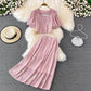 Cute two pieces dress fashion dress    S134