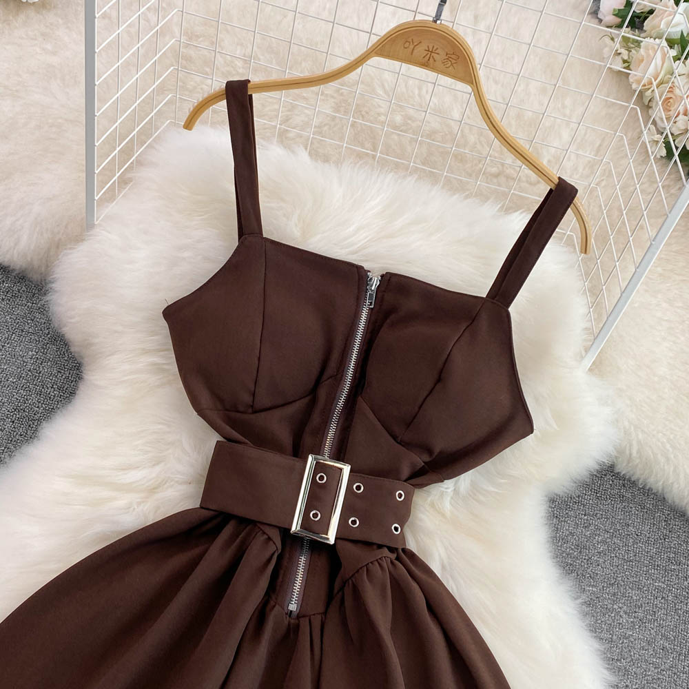 Cute A-line short dress fashion dress      S293