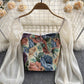 Cute printed long sleeve top     S154
