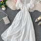 Cute A line summer dress women's dress   S74