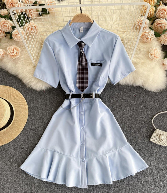 Cute A line short dress fashion dress    S67